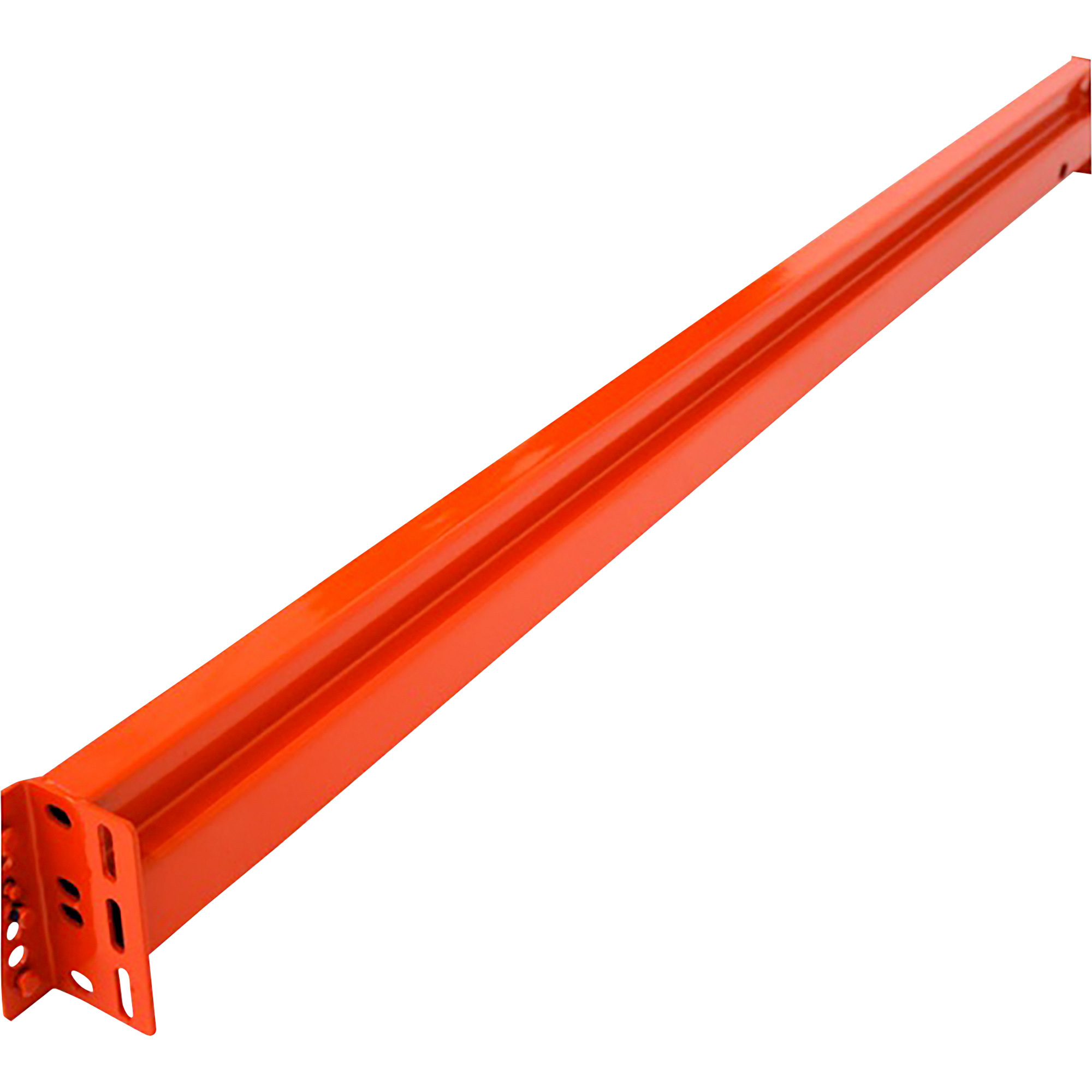 AK Heavy-Duty Steel Teardrop Pallet Rack Beam, 144in.L x 2.5in.W x 4.65in.H, Model# AK-RBI-144-4.65